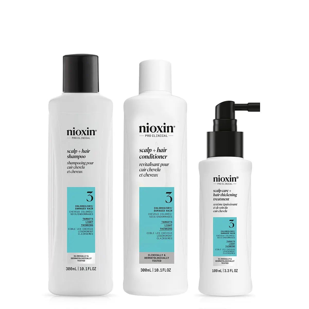 Nioxin System 3 Loyalty Kit for Colored Thinning Hair