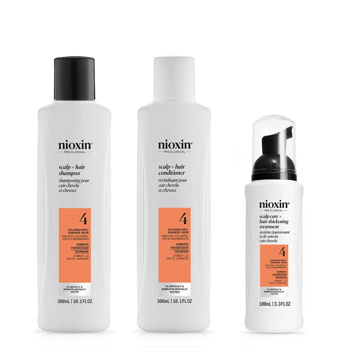 Nioxin System 4 Loyalty Kit for Colored Hair With Progressed Thinning