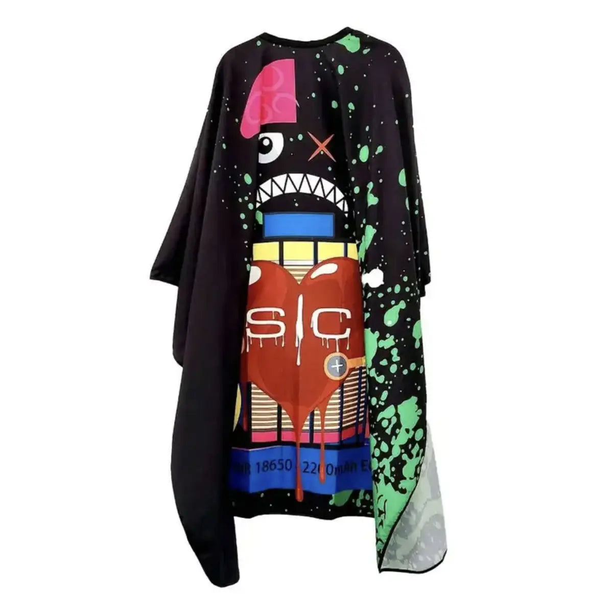 Barber Cape Radioactive Black